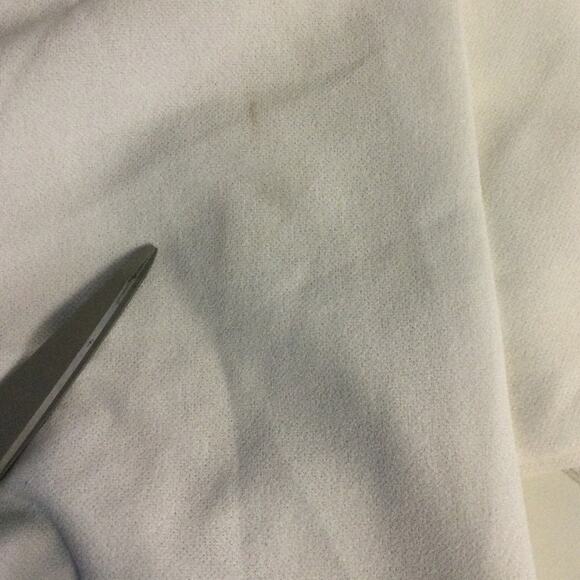 LULU'S M Thinking Out Loud White Backless Criss Cross Wide Leg Jumpsuit b101 - Picture 8 of 15